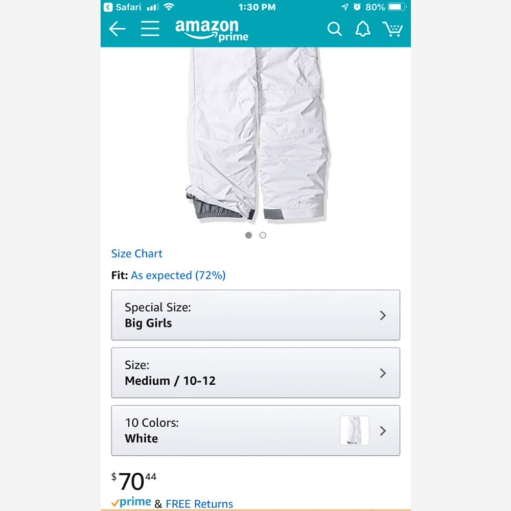 ❄️❄️Girls Columbia Snow Pants ❄️ ❄️